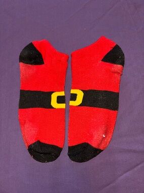 Santa ankle socks